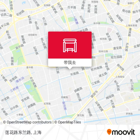 莲花路东兰路地图