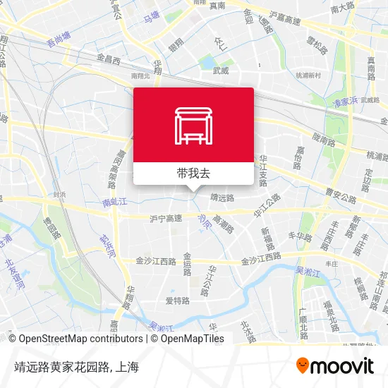 靖远路黄家花园路地图
