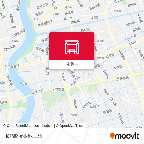 长清路凌兆路地图
