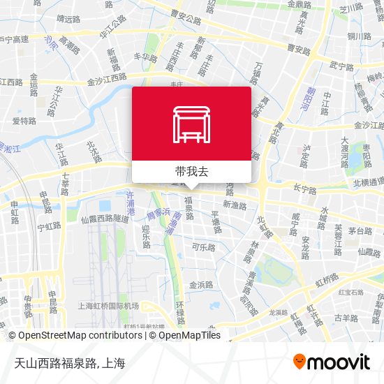 天山西路福泉路地图