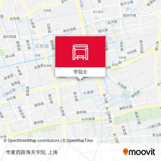 华夏西路海关学院地图