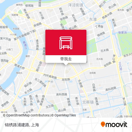 锦绣路浦建路地图