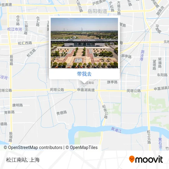 松江南站地图