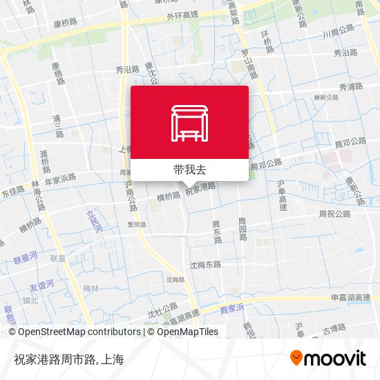 祝家港路周市路地图