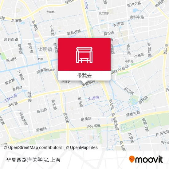 华夏西路海关学院地图