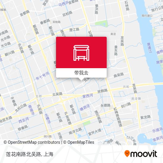 莲花南路北吴路地图