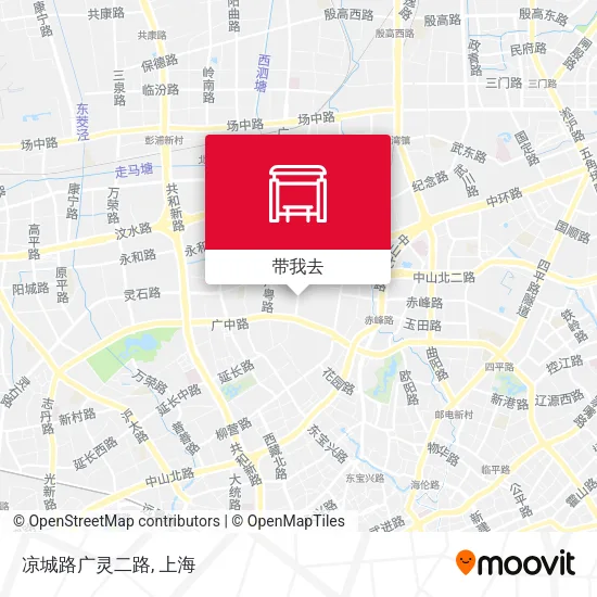 凉城路广灵二路地图
