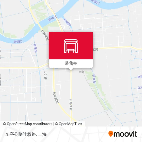 车亭公路叶权路地图