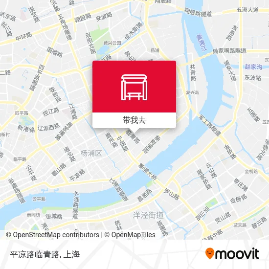 平凉路临青路地图