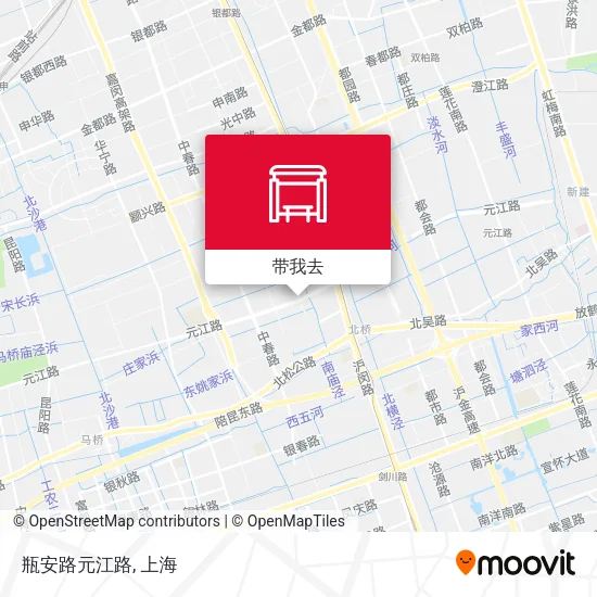 瓶安路元江路地图