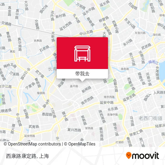 西康路康定路地图