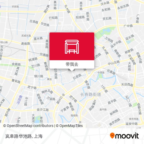 岚皋路华池路地图
