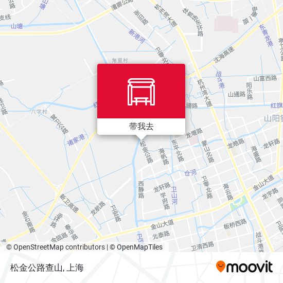 松金公路查山地图