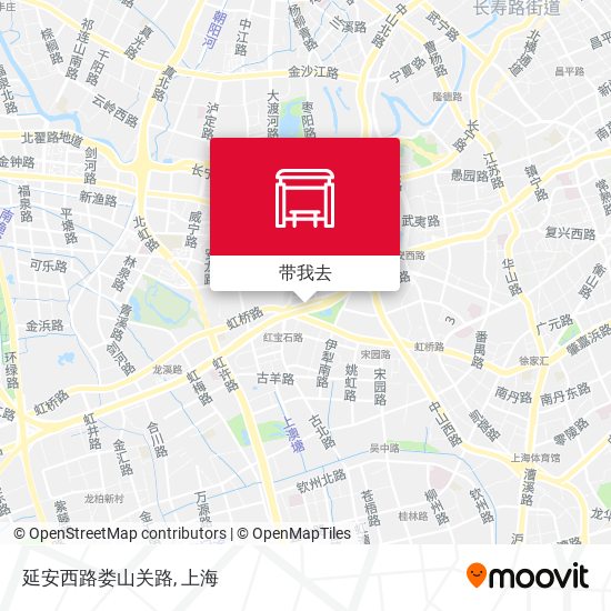 延安西路娄山关路地图