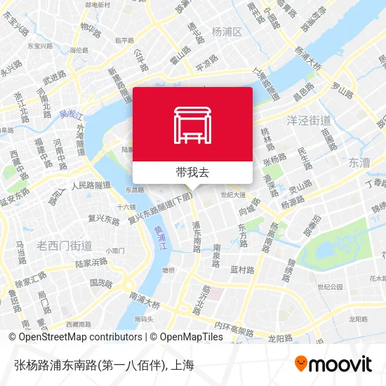 张杨路浦东南路(第一八佰伴)地图