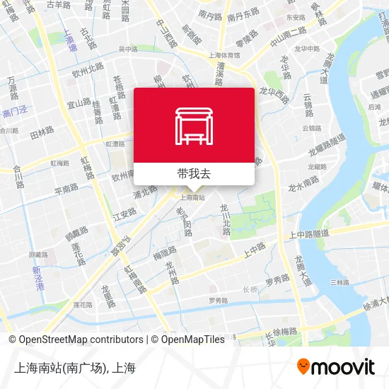 上海南站(南广场)地图