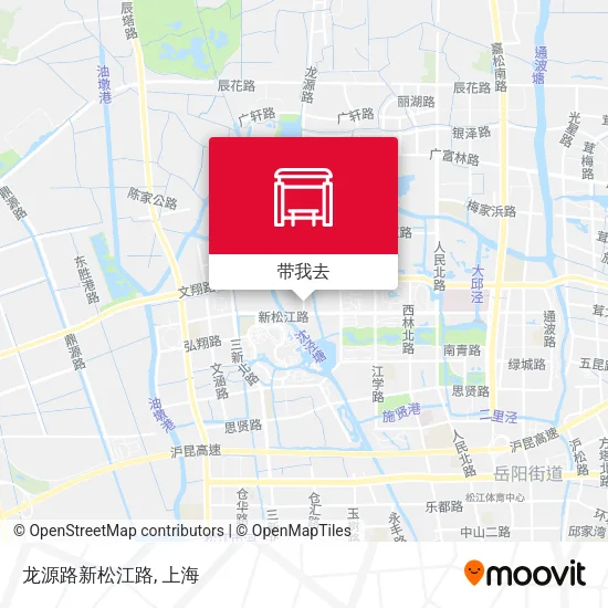 龙源路新松江路地图