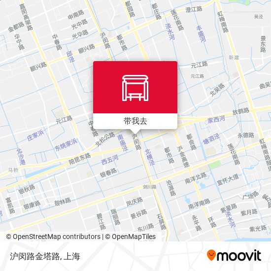 沪闵路金塔路地图