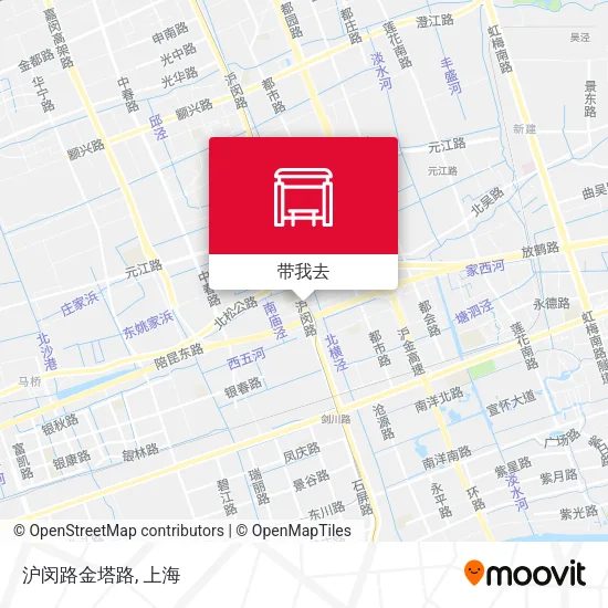 沪闵路金塔路地图