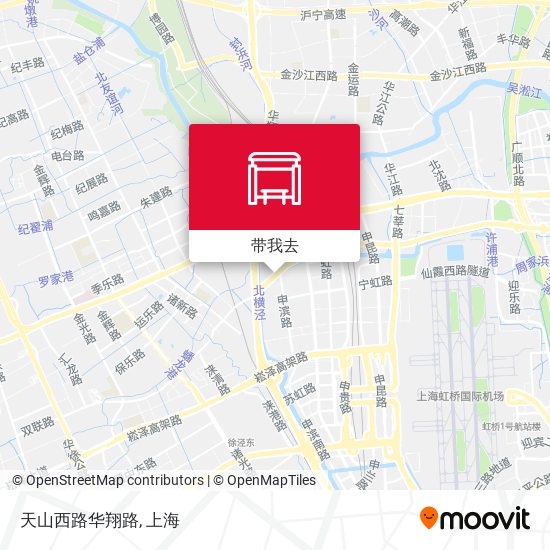 天山西路华翔路地图