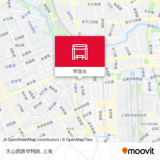 天山西路华翔路地图
