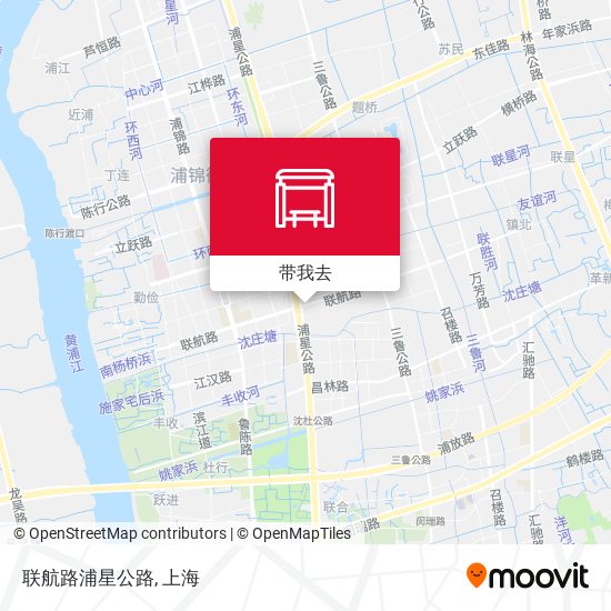 联航路浦星公路地图