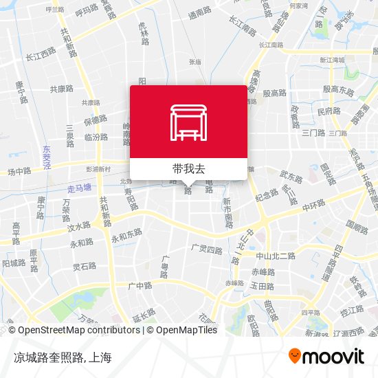 凉城路奎照路地图