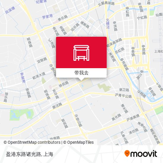 盈港东路诸光路地图