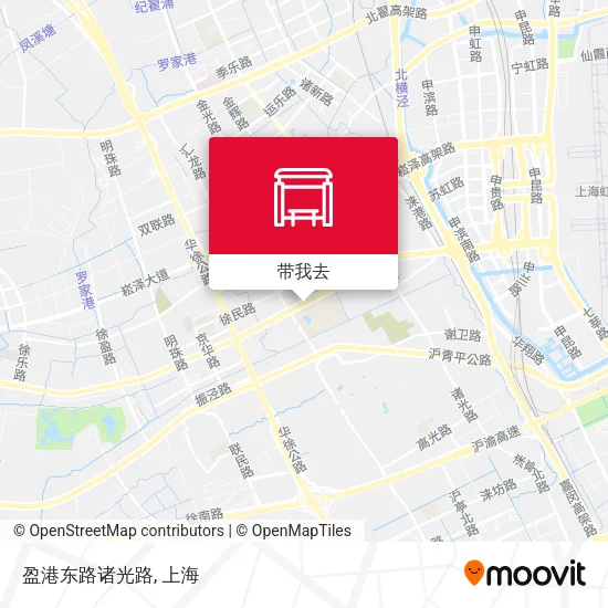 盈港东路诸光路地图