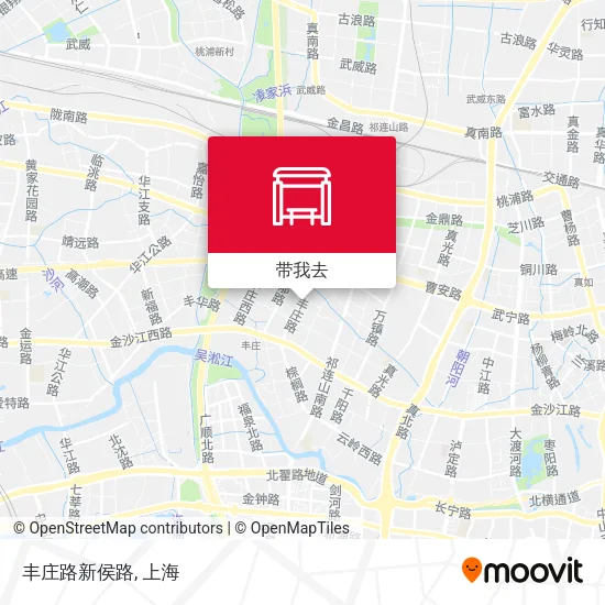 丰庄路新侯路地图