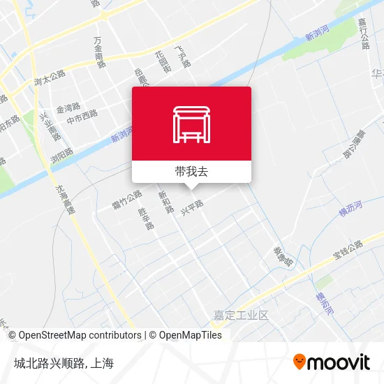 城北路兴顺路地图