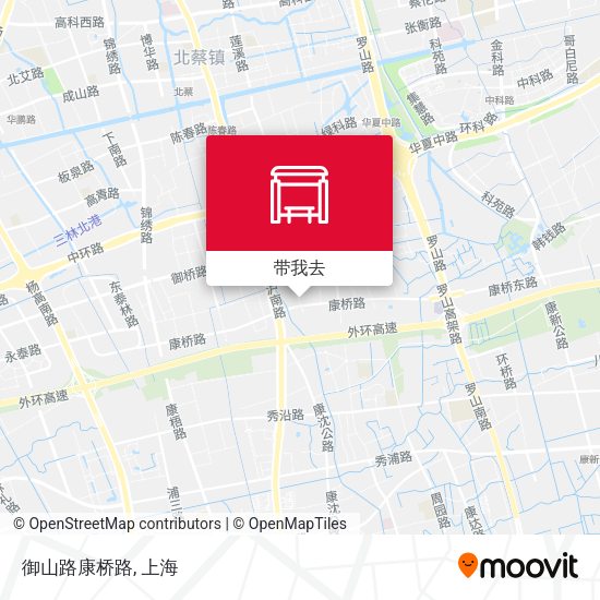 御山路康桥路地图