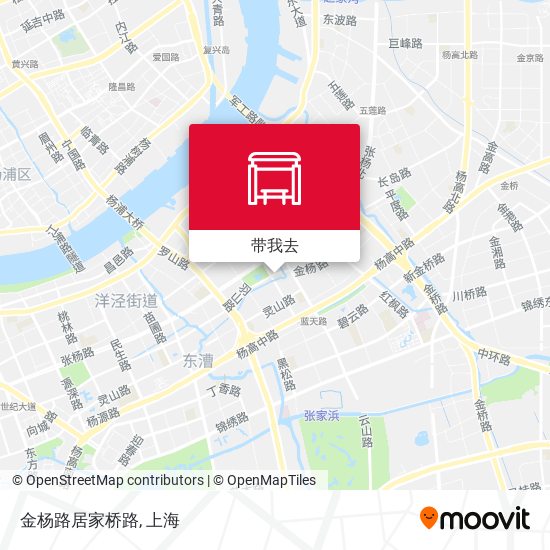 金杨路居家桥路地图