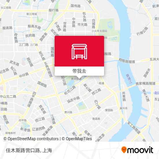 佳木斯路营口路地图