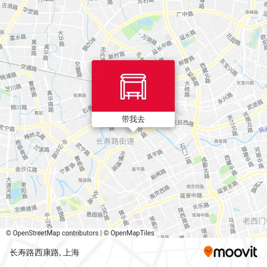 长寿路西康路地图