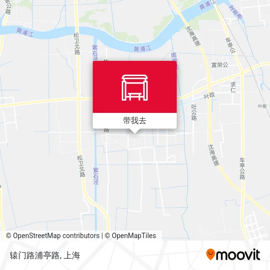 辕门路浦亭路地图