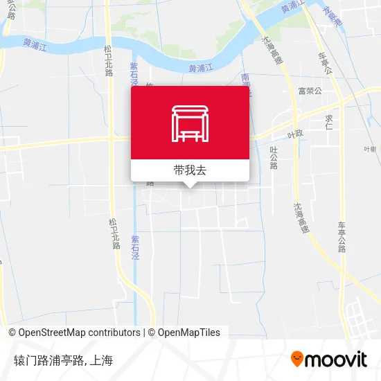 辕门路浦亭路地图