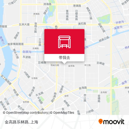 金高路乐林路地图