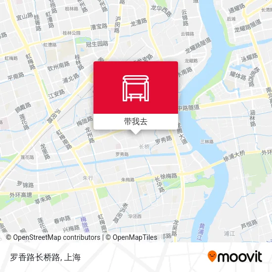 罗香路长桥路地图