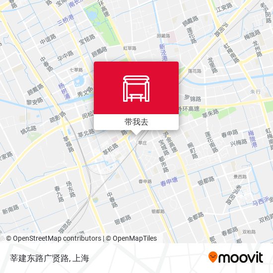 莘建东路广贤路地图