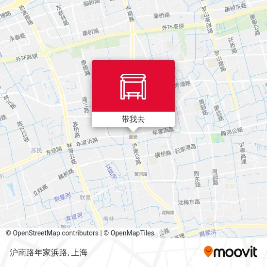 沪南路年家浜路地图