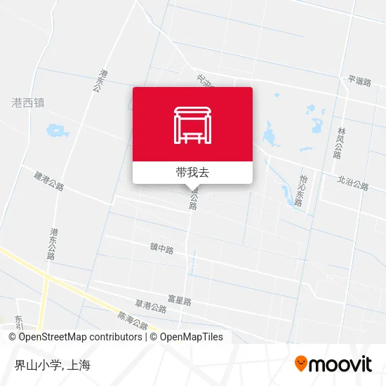 界山小学地图