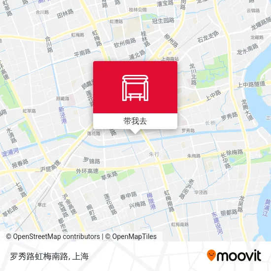 罗秀路虹梅南路地图