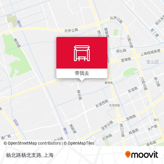 杨北路杨北支路地图