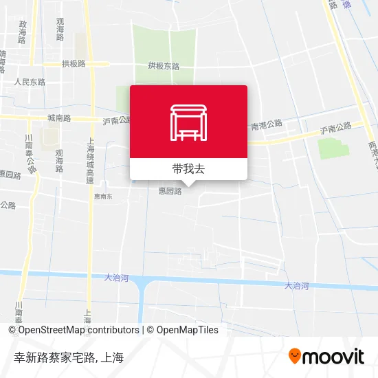 幸新路蔡家宅路地图