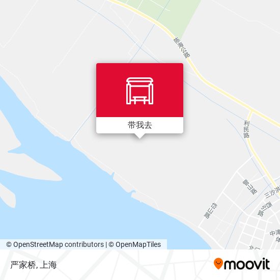 严家桥地图