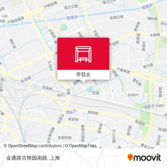 金通路古猗园南路地图