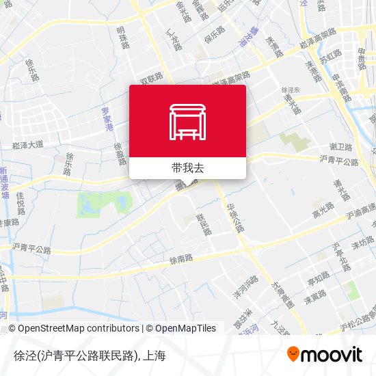徐泾(沪青平公路联民路)地图