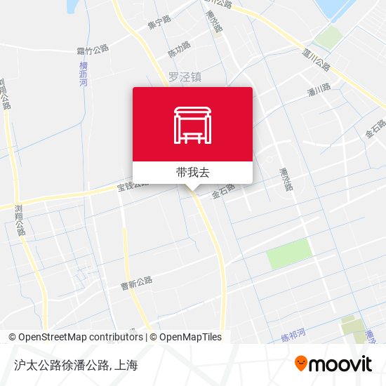 沪太公路徐潘公路地图