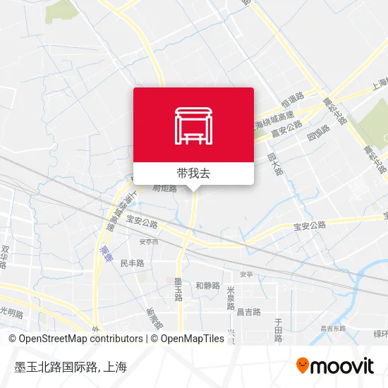墨玉北路国际路地图